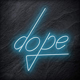 "Dope" LED Schriftzug Sign - NEONEVERGLOW