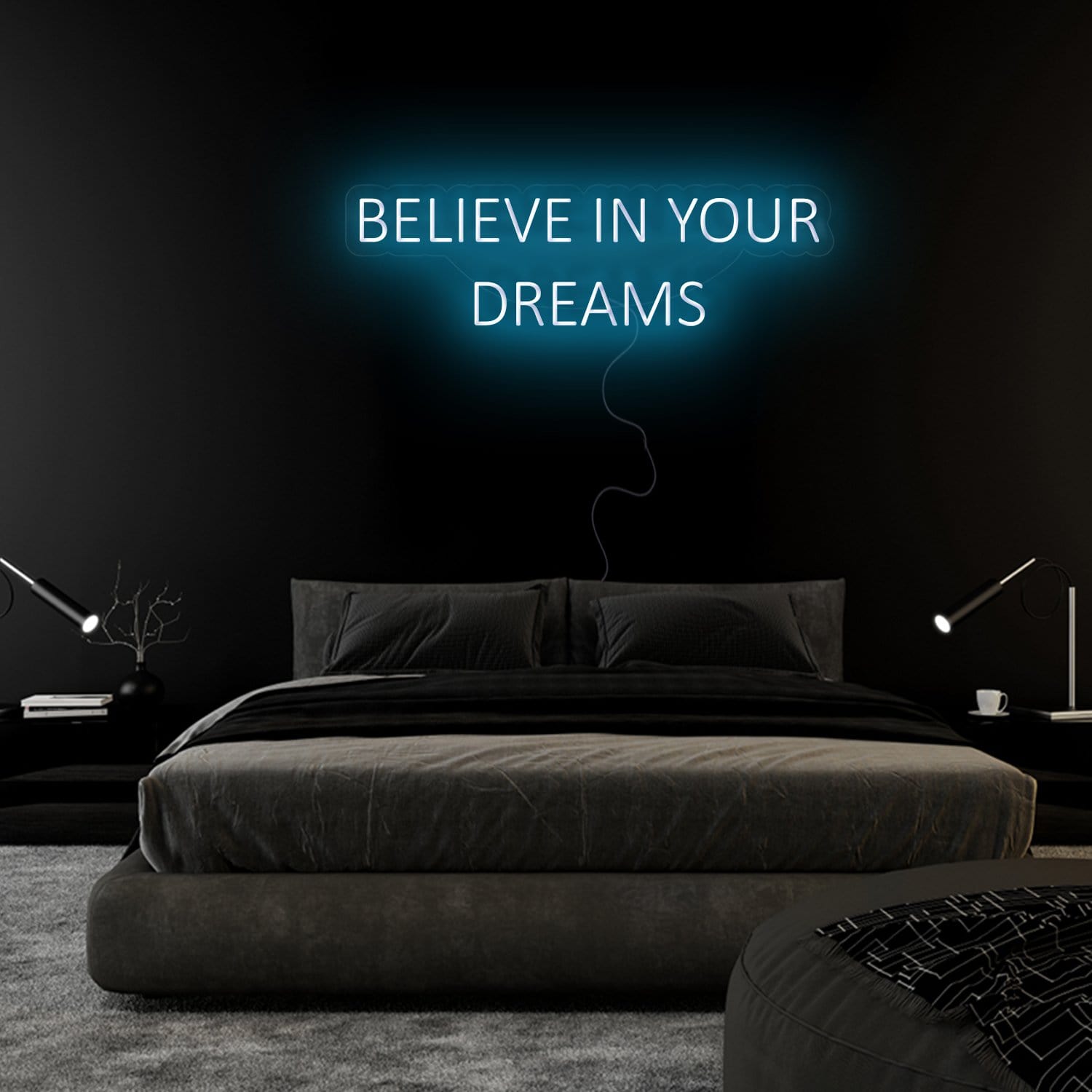 "Believe In Your Dreams" LED Neon Sign Schriftzug - NEONEVERGLOW