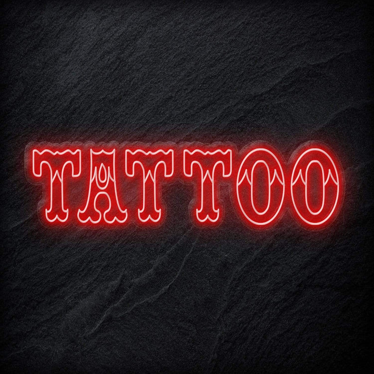 " Tattoo" LED Neonschild Sign - NEONEVERGLOW