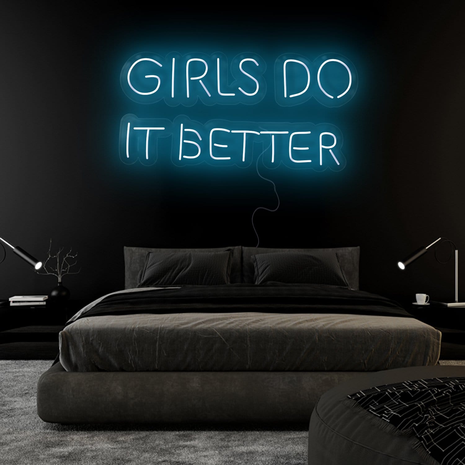 "Girls Do It Better " LED Neon Sign Schriftzug - NEONEVERGLOW
