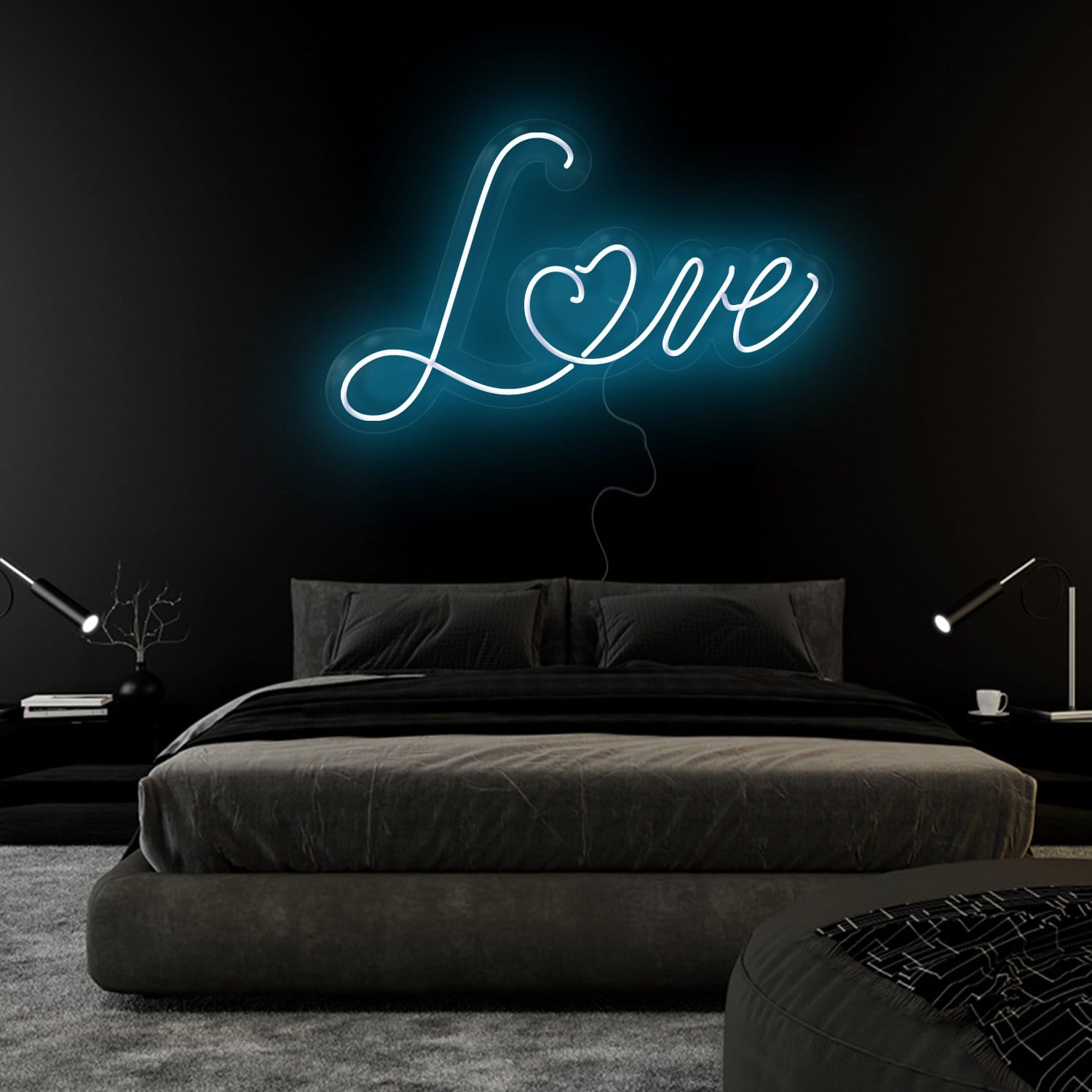 "Love" LED Neonschild Sign Schriftzug - NEONEVERGLOW