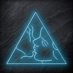 "Kiss" LED Neonschild Schriftzug - NEONEVERGLOW