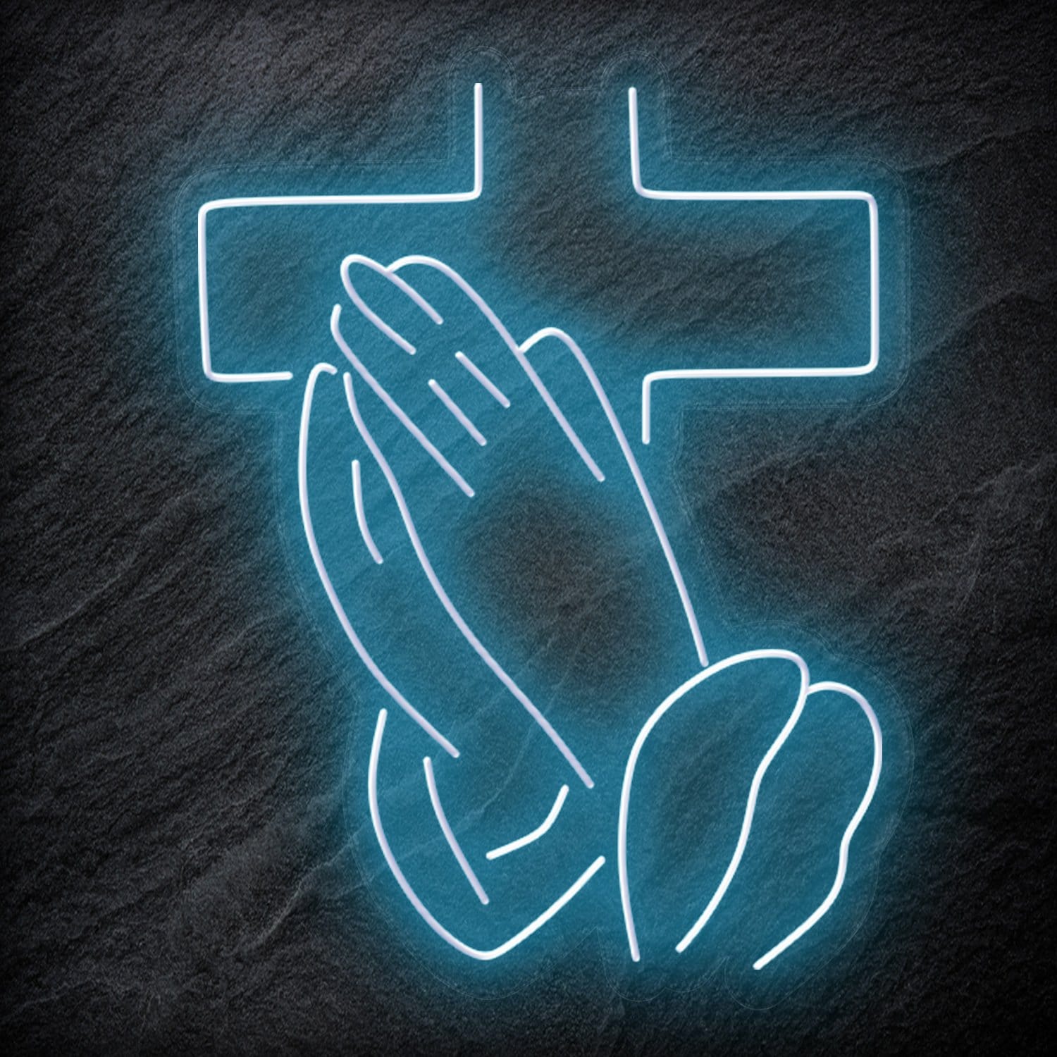 "Pray" LED Neonschild Sign Schriftzug - NEONEVERGLOW
