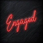 "Engaged" LED Neon Sign Schriftzug - NEONEVERGLOW