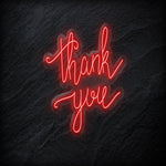 "Thank You!" LED  Neonschild - NEONEVERGLOW