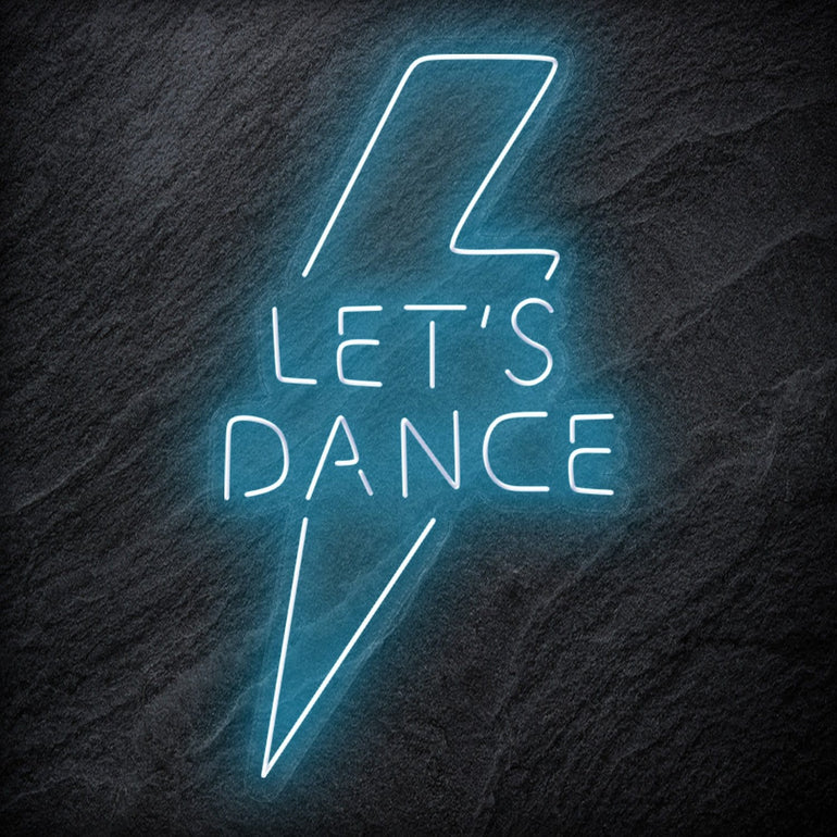 " Let´s Dance " LED Neon Schriftzug - NEONEVERGLOW