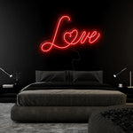 "Love" LED Neonschild Sign Schriftzug - NEONEVERGLOW