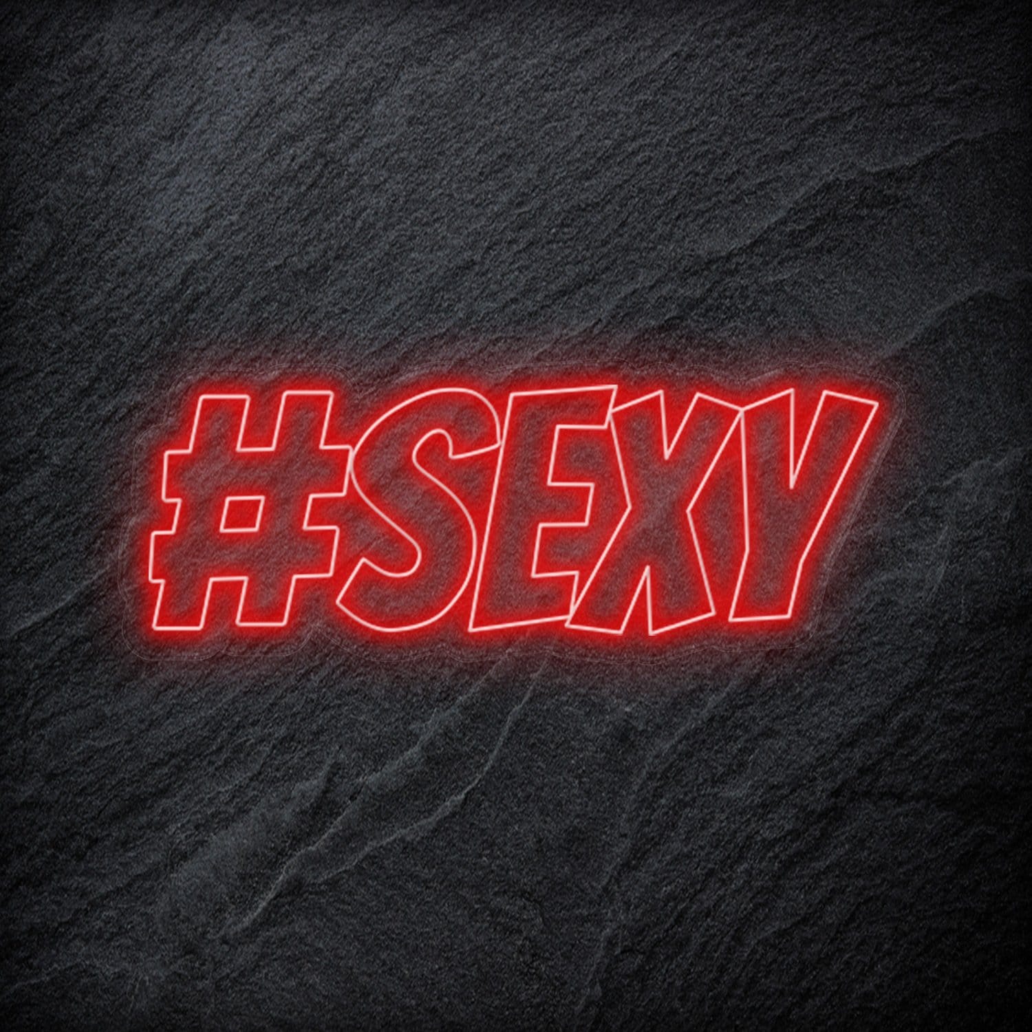 "#sexy" LED Neonschild - NEONEVERGLOW