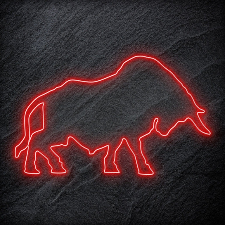 "Bull" LED Neonschild - NEONEVERGLOW