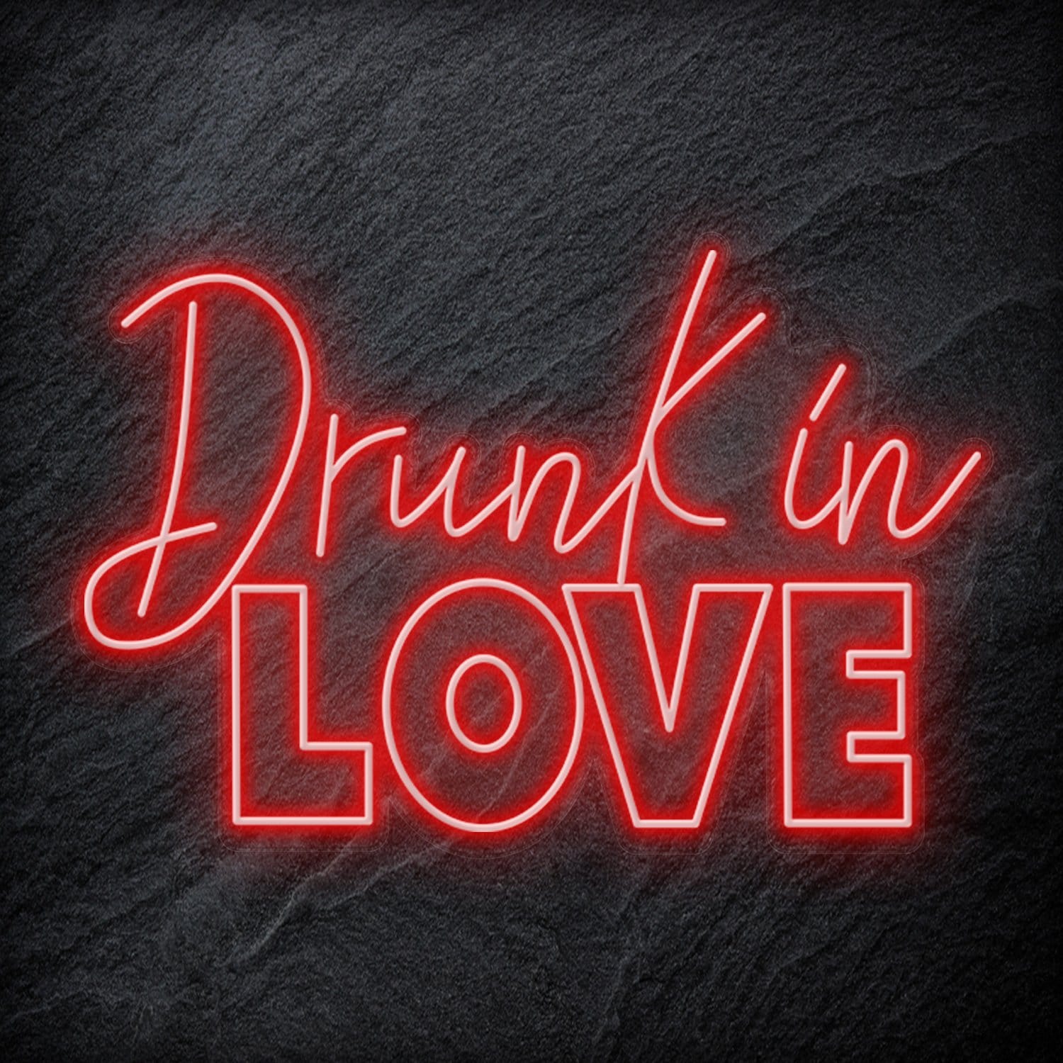 "Drunk in Love" LED Neon Schriftzug Sign - NEONEVERGLOW