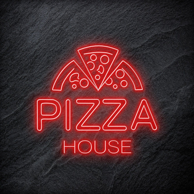 "Pizza House" LED Neonschild - NEONEVERGLOW