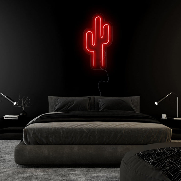"Kaktus" LED Neonschild Sign Schriftzug - NEONEVERGLOW