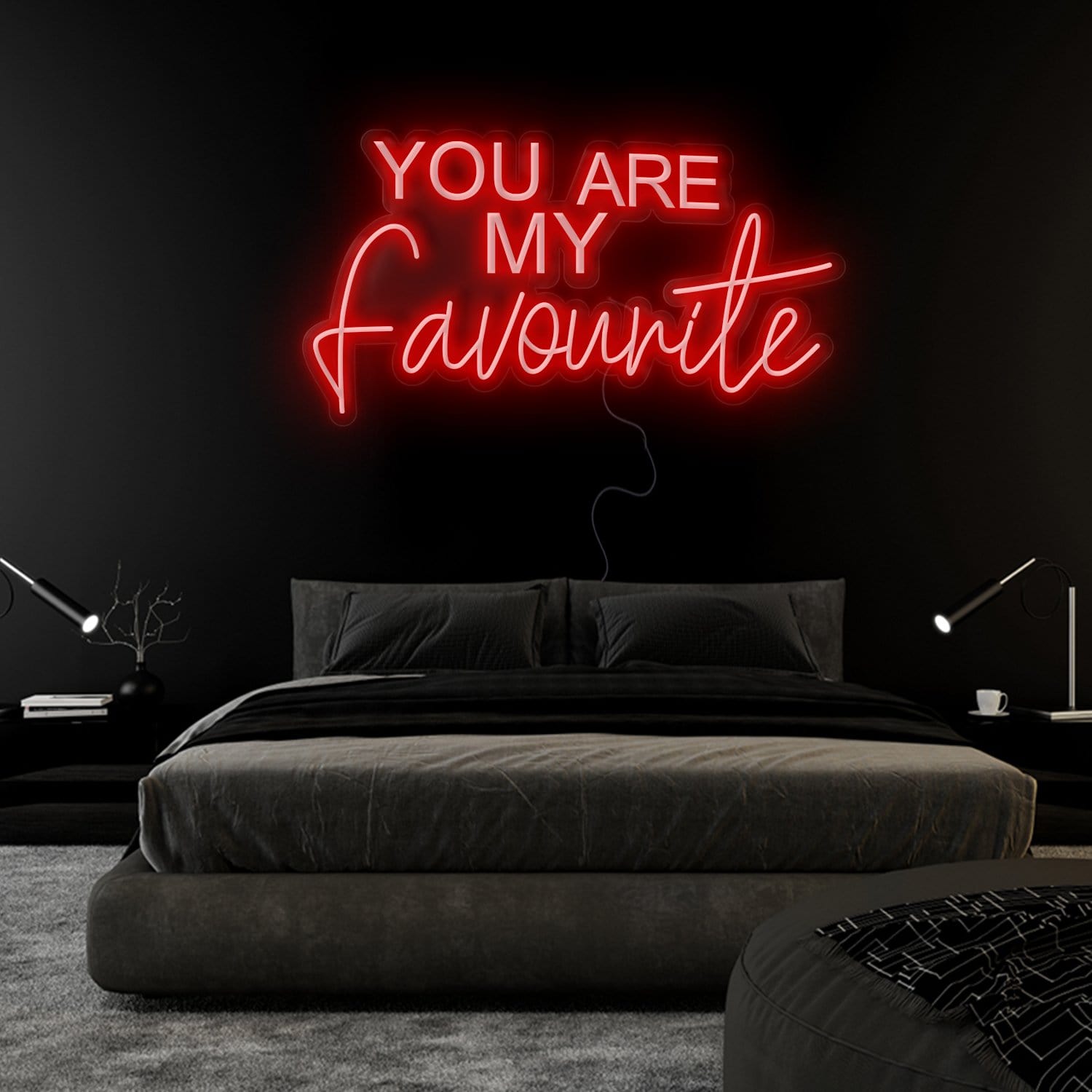 "You Are My Favourite" LED Neonschild Sign Schriftzug - NEONEVERGLOW