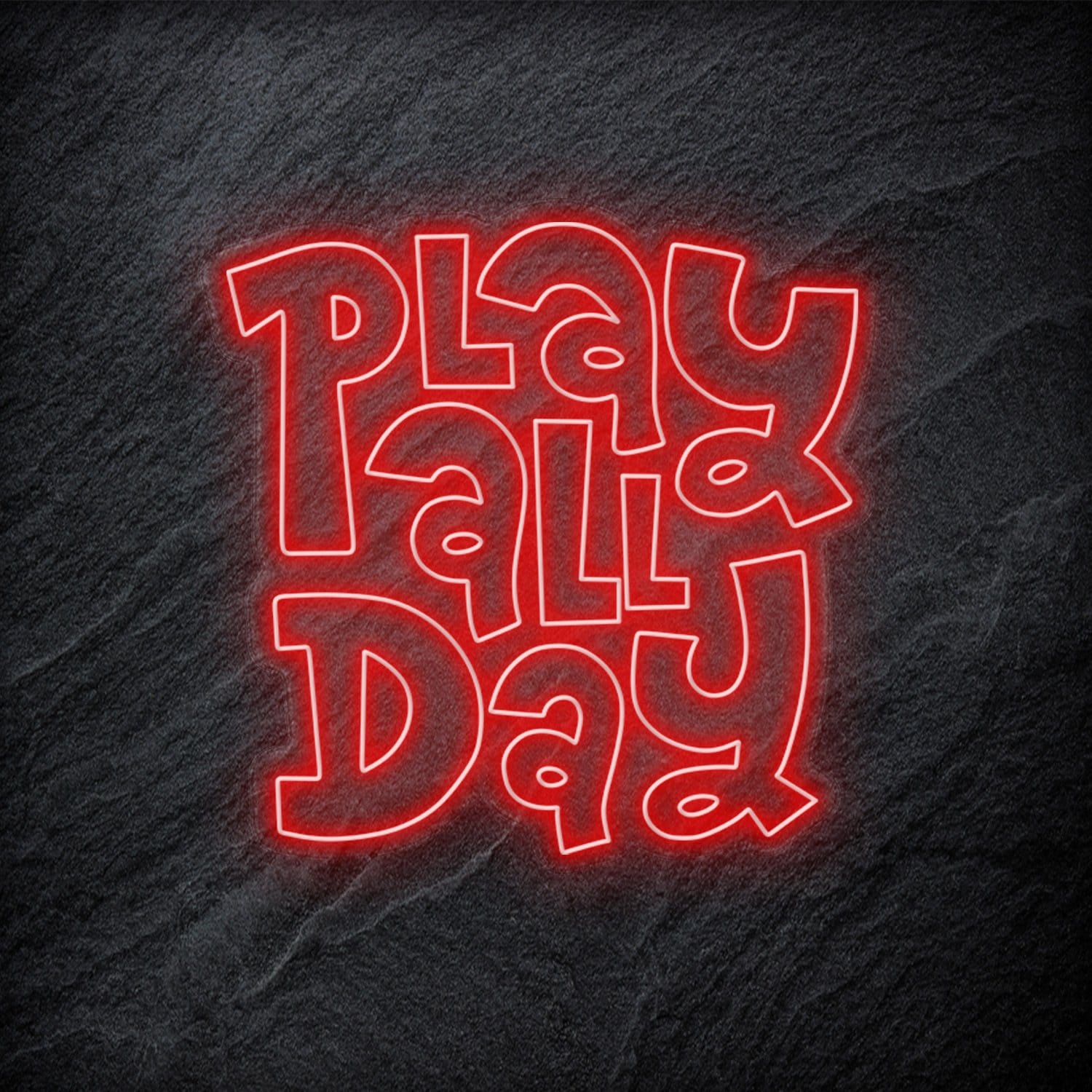 "Play All Day" LED Neonschild - NEONEVERGLOW