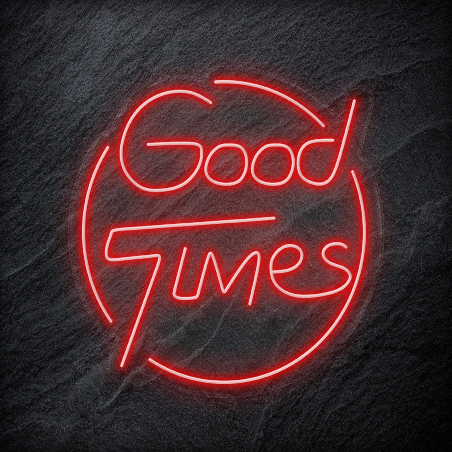 "Good Times" LED Neonschild - NEONEVERGLOW