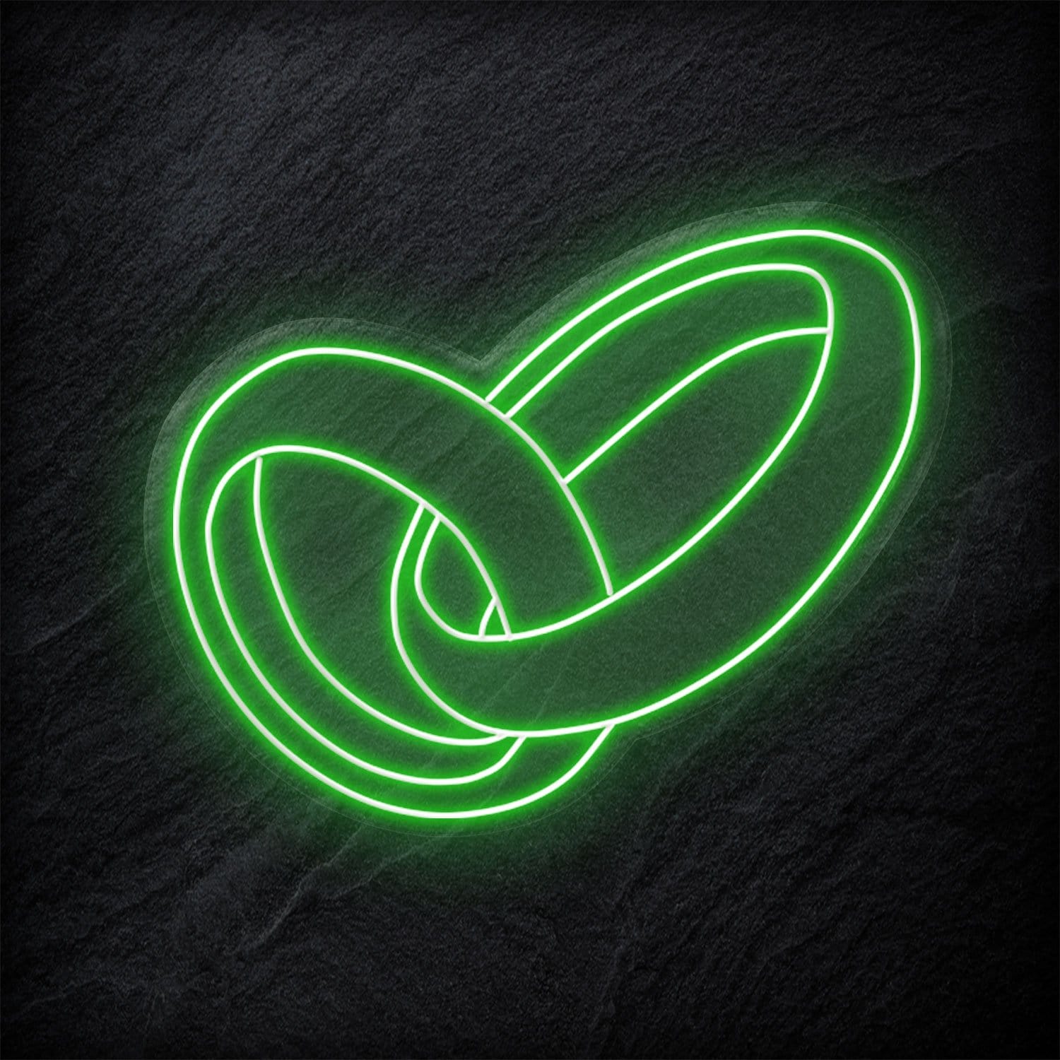 "Ringe Hochzeit" LED Neon Schild - NEONEVERGLOW