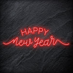 "Happy New Year" LED Neonschild - NEONEVERGLOW