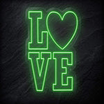 "LoVe" LED  Neon Schild - NEONEVERGLOW