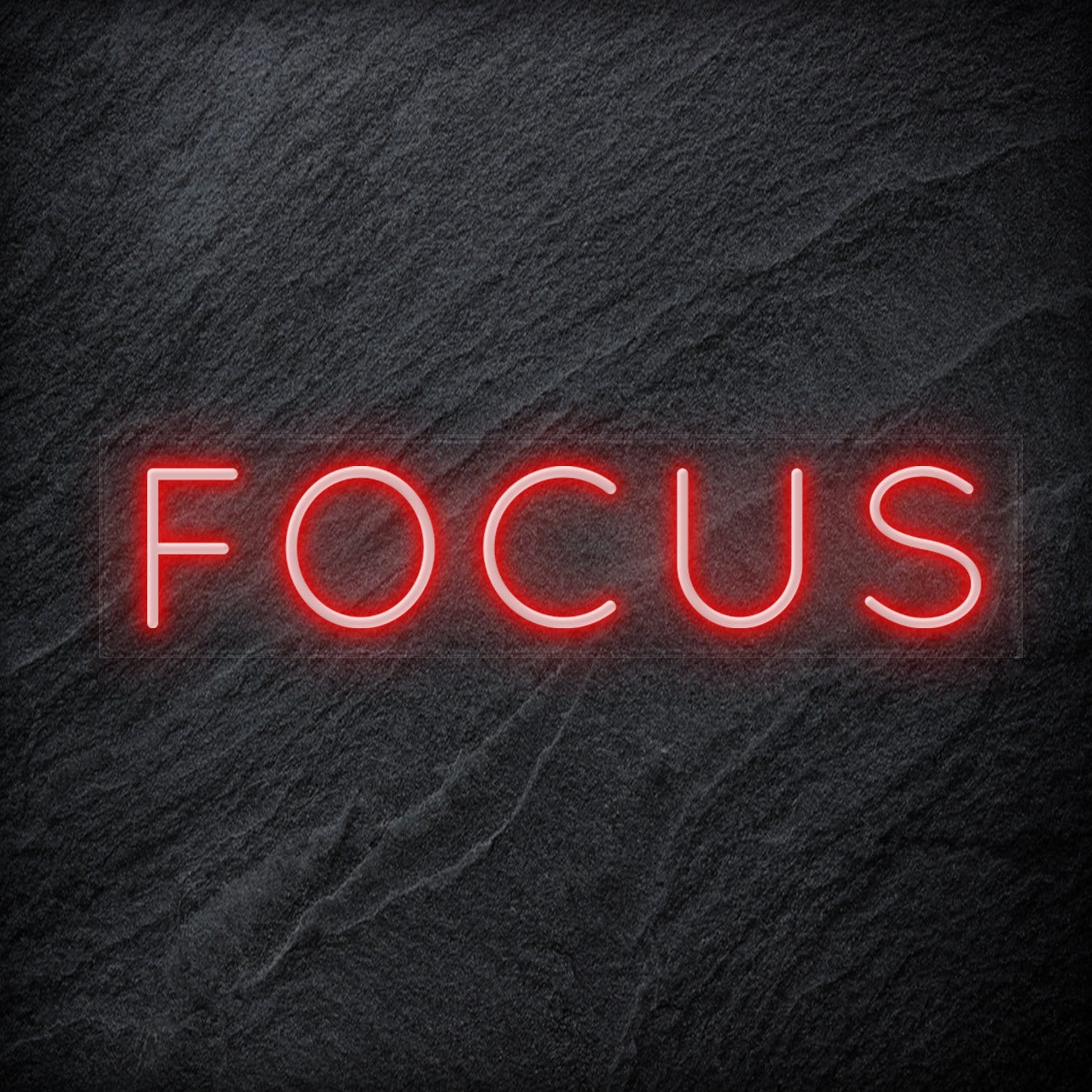 " Focus " LED Neon Sign Schriftzug - NEONEVERGLOW