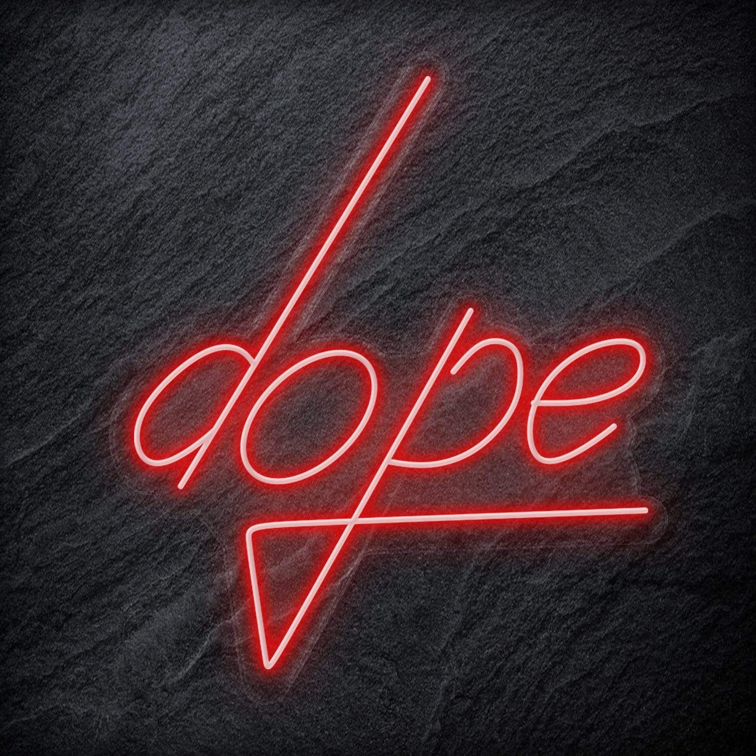 "Dope" LED Schriftzug Sign - NEONEVERGLOW