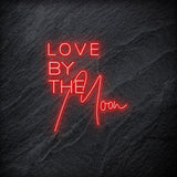"Love by The Moon" LED Neon Schriftzug - NEONEVERGLOW