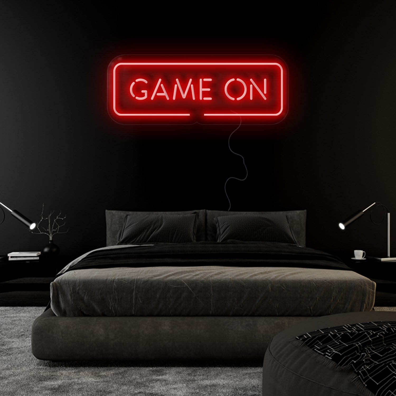 "Game On" LED  Neonschild Sign Schriftzug - NEONEVERGLOW