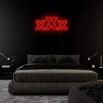 "xXx" LED Neonschild Sign Schriftzug - NEONEVERGLOW