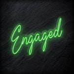 "Engaged" LED Neon Sign Schriftzug - NEONEVERGLOW