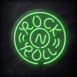 "Rockn Roll Musik" LED Neon Schild - NEONEVERGLOW