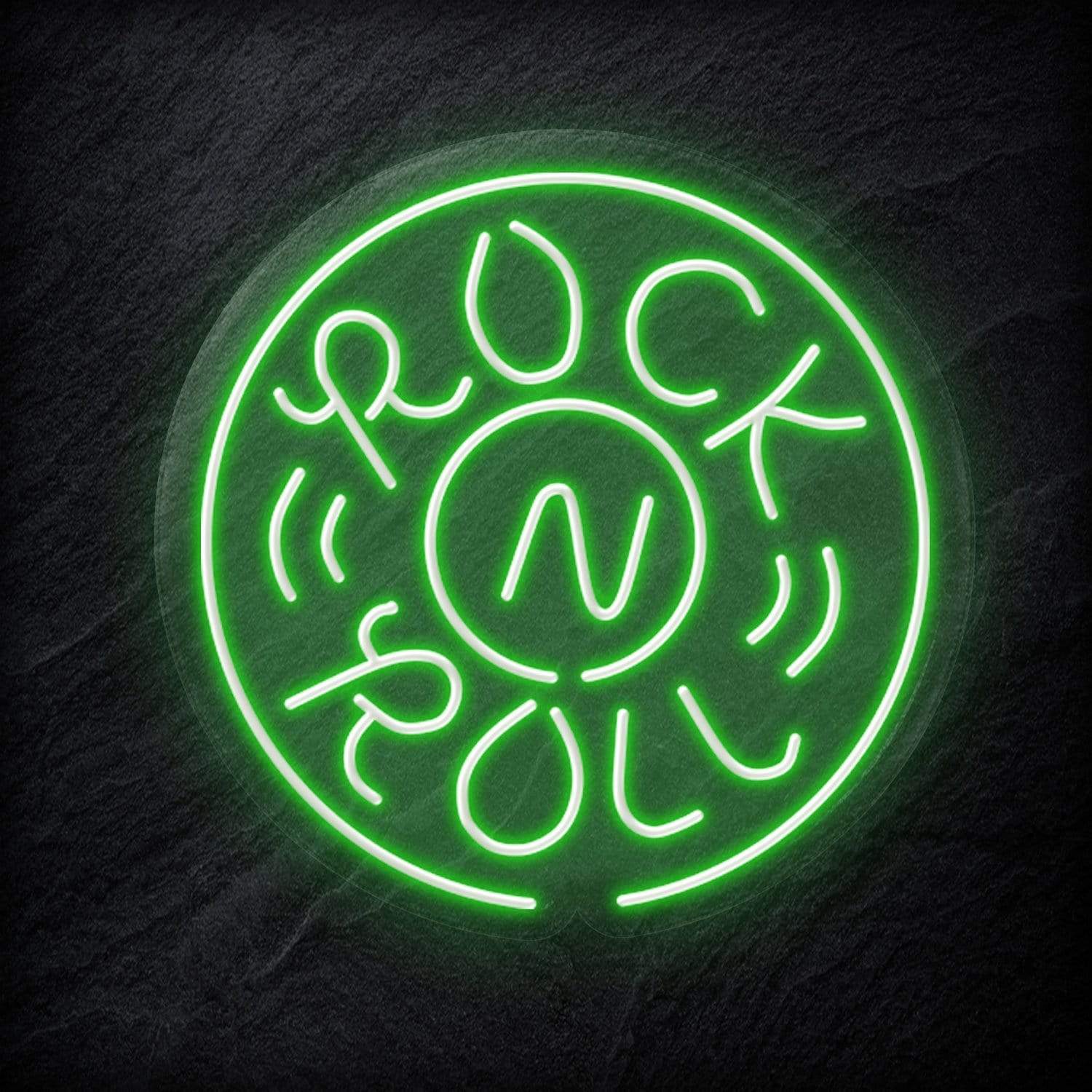 "Rockn Roll Musik" LED Neon Schild - NEONEVERGLOW