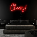 "Cheers" LED Neon Sign Schriftzug - NEONEVERGLOW