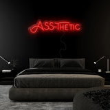 "ASS-Thetic" LED Neonschild Sign - NEONEVERGLOW