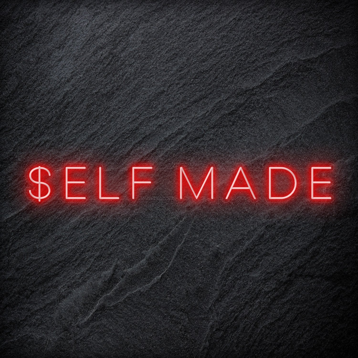 "Self Made" LED Neon Schriftzug Sign - NEONEVERGLOW