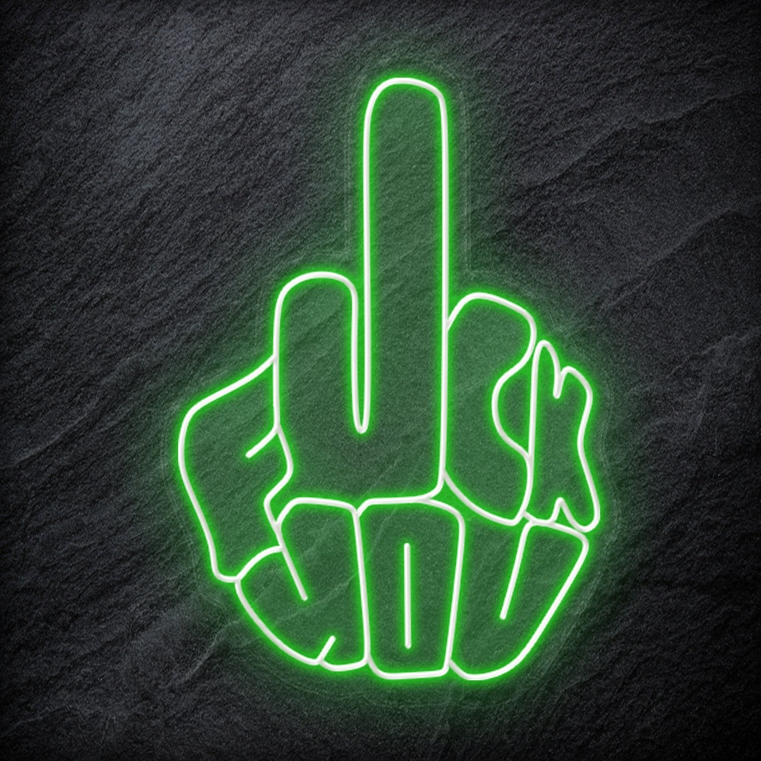 " F " LED Neonschild Schriftzug Sign - NEONEVERGLOW