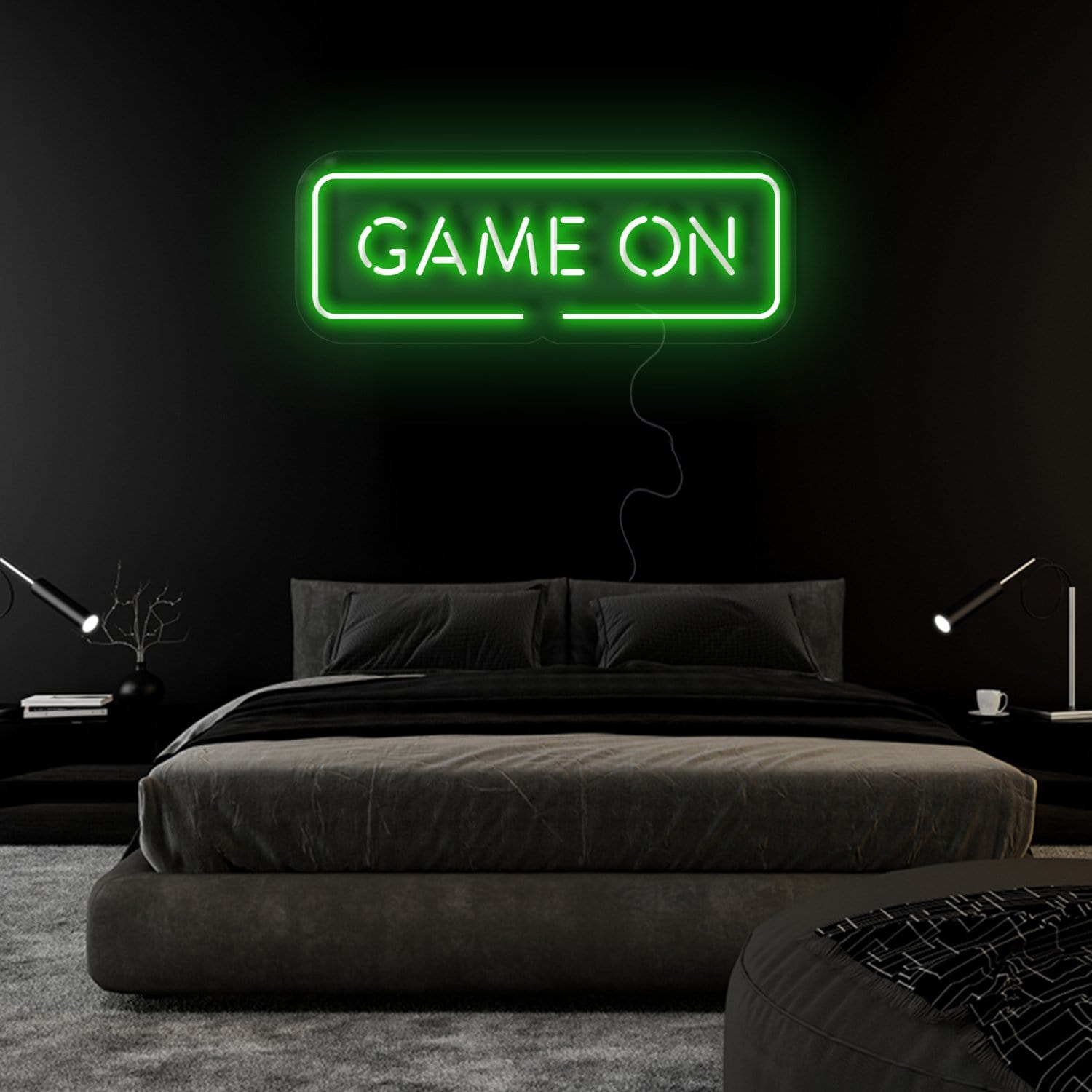 "Game On" LED  Neonschild Sign Schriftzug - NEONEVERGLOW