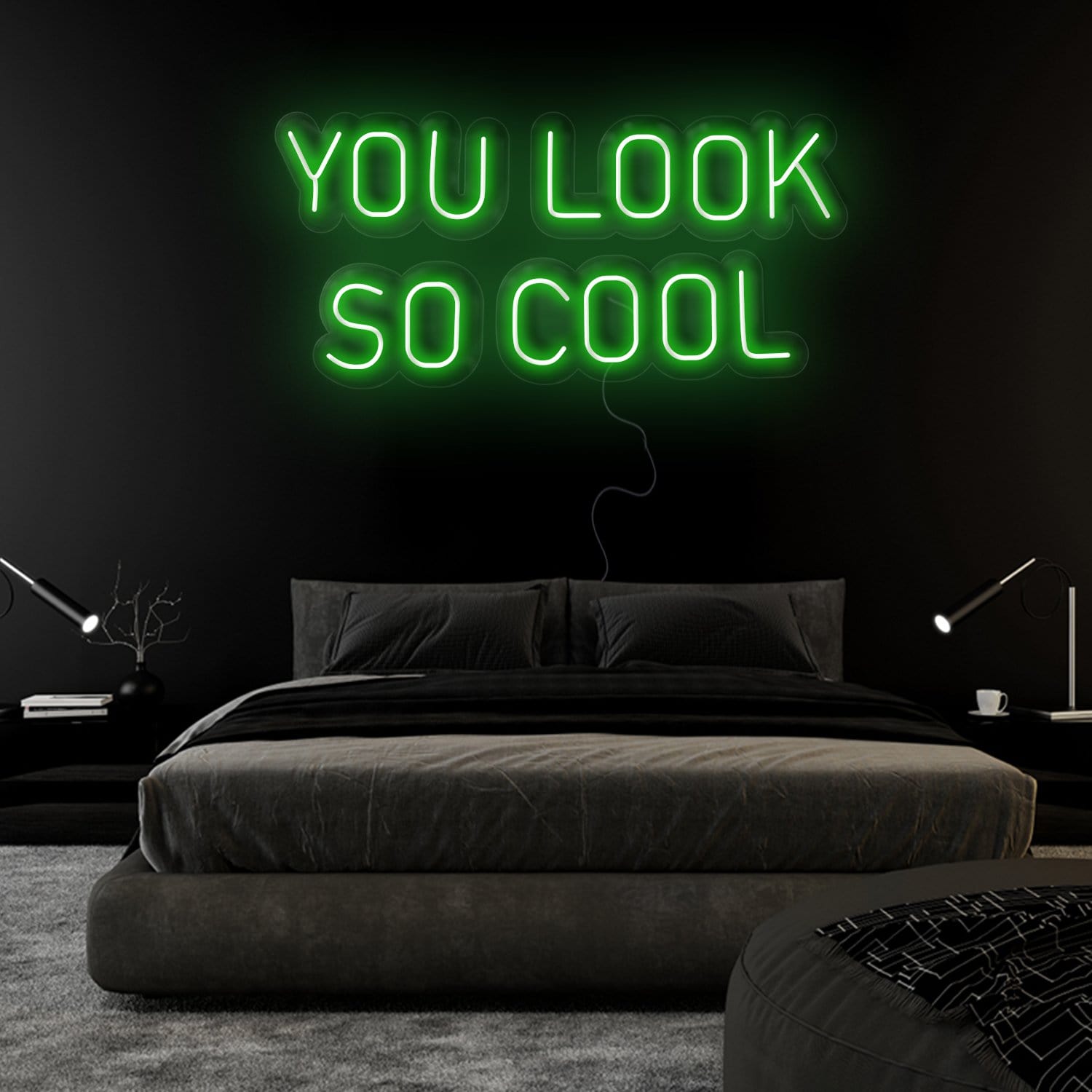"You Look So Cool" LED Neonschild Sign Schriftzug - NEONEVERGLOW