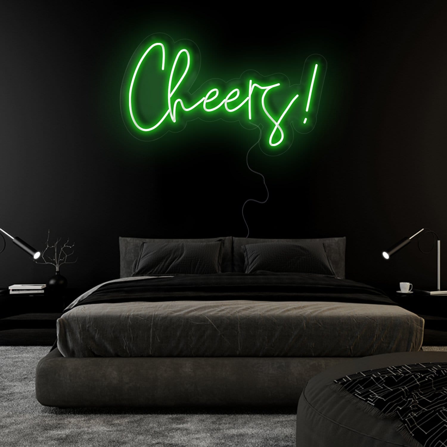 "Cheers" LED Neon Sign Schriftzug - NEONEVERGLOW