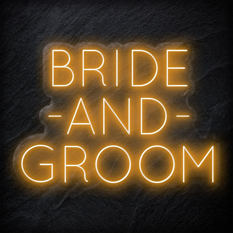 "Bride and Groom" LED Neon Schriftzug - NEONEVERGLOW