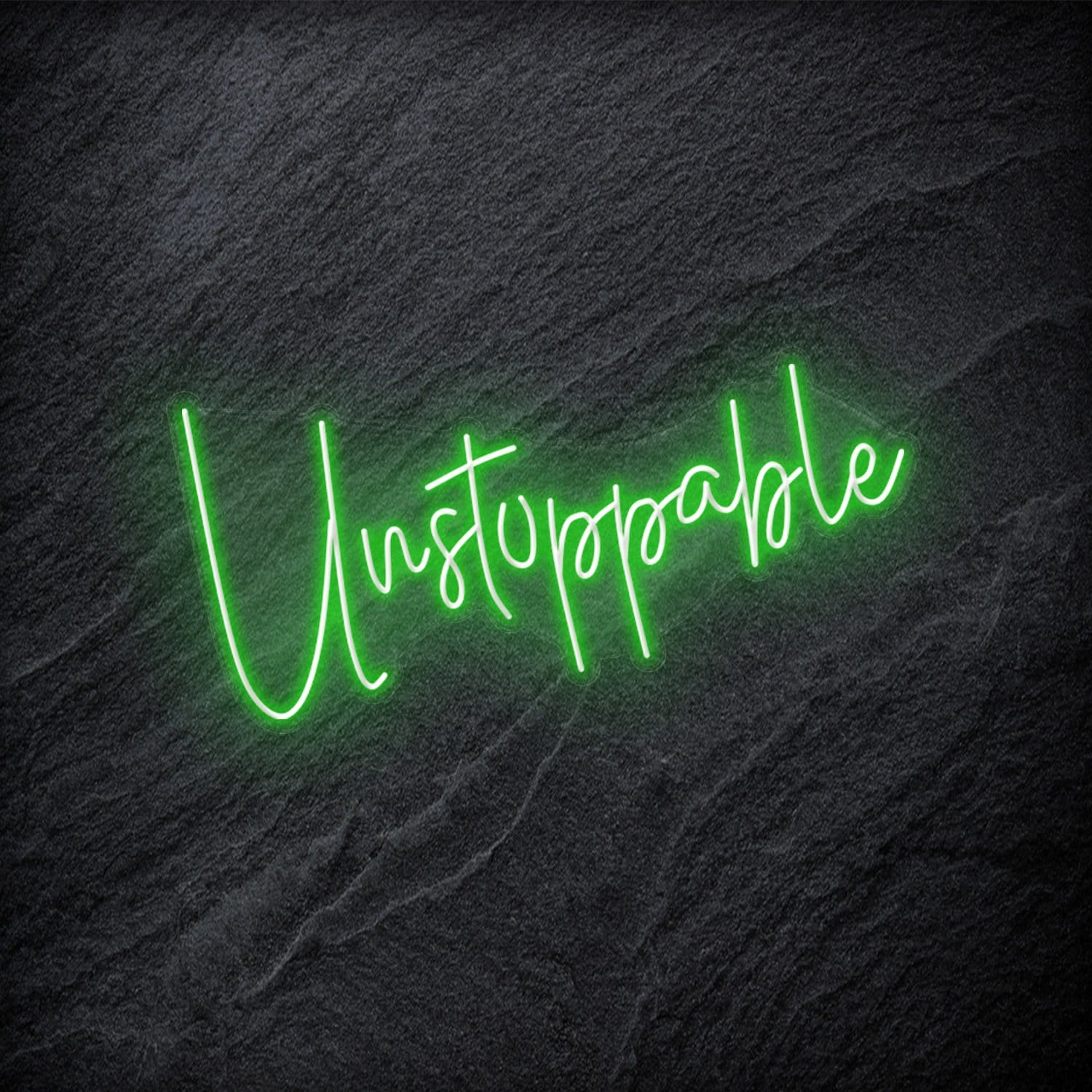 "Unstoppable" LED Neon Schriftzug - NEONEVERGLOW