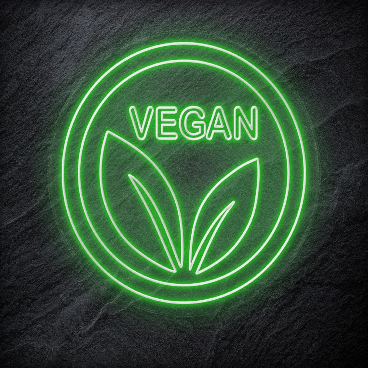 " Vegan" LED Neonschild - NEONEVERGLOW