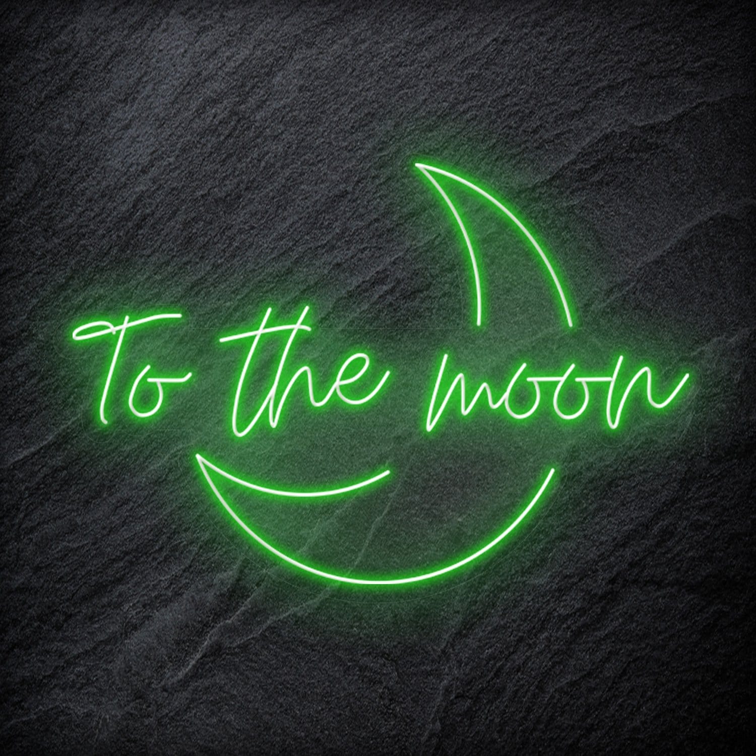 "To The Moon" LED Neonschild - NEONEVERGLOW