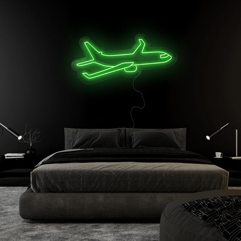 Flugzeug LED Neonschild Sign – NEONEVERGLOW