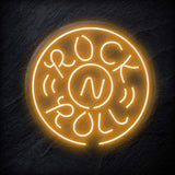 "Rockn Roll Musik" LED Neon Schild - NEONEVERGLOW