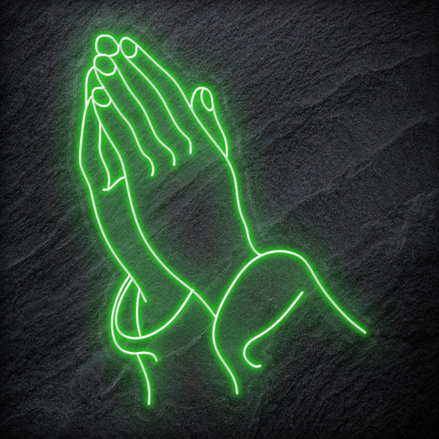 " Glaube Hoffnung Beten " LED Neonschild Sign - NEONEVERGLOW