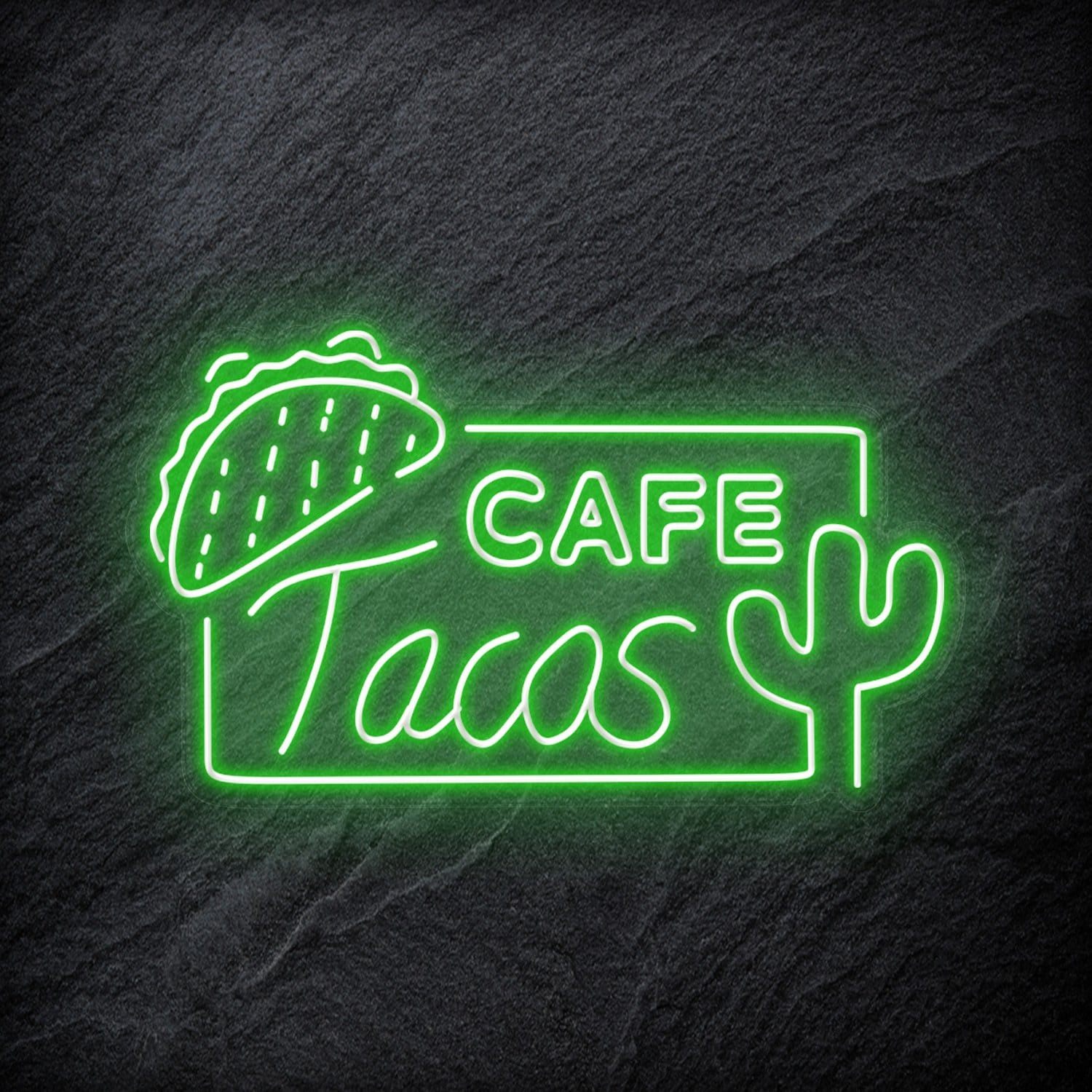 "Cafe Tacos" LED Neonschild - NEONEVERGLOW