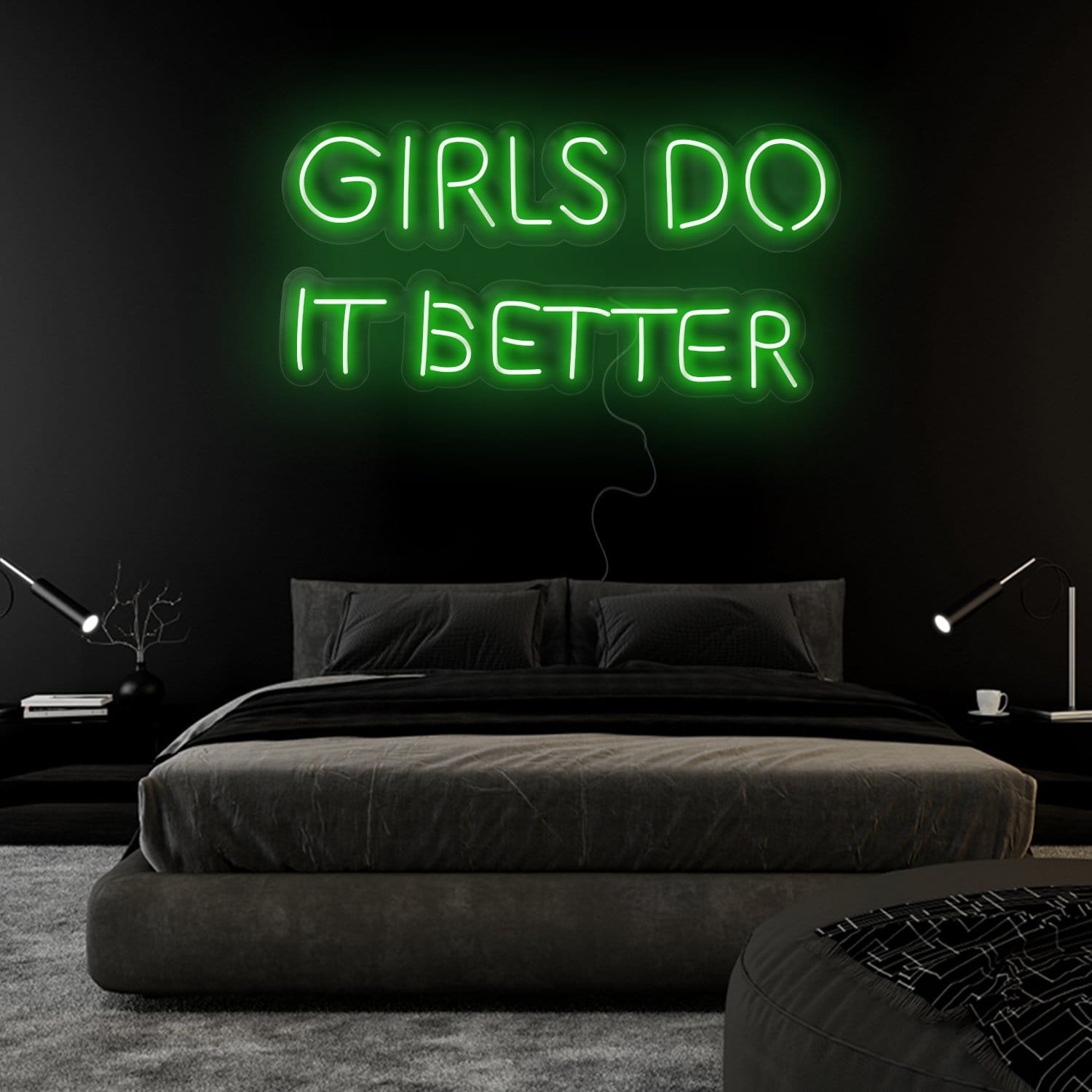 "Girls Do It Better " LED Neon Sign Schriftzug - NEONEVERGLOW