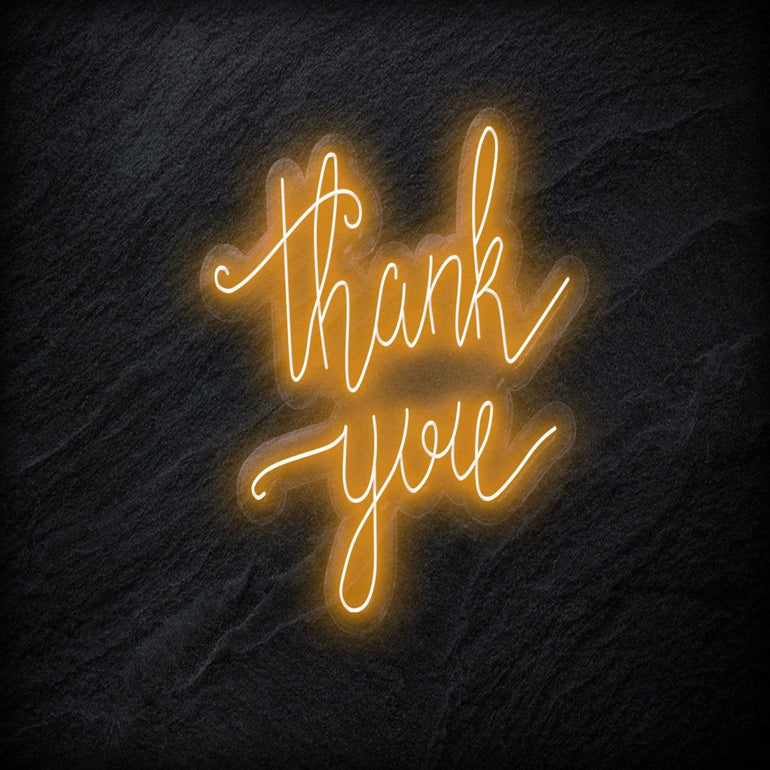"Thank You!" LED  Neonschild - NEONEVERGLOW