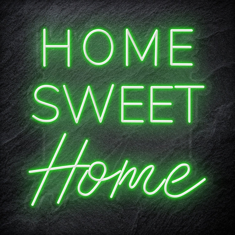 "Home Sweet Home" LED Neonschild Sign Schriftzug - NEONEVERGLOW
