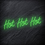 "Hot Hot Hot" LED Neon Schriftzug - NEONEVERGLOW
