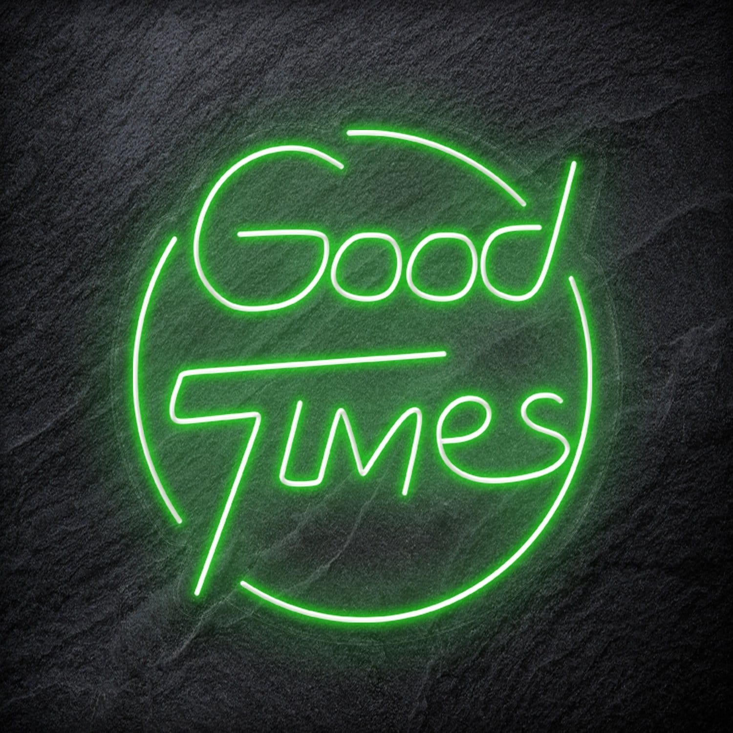 "Good Times" LED Neonschild - NEONEVERGLOW